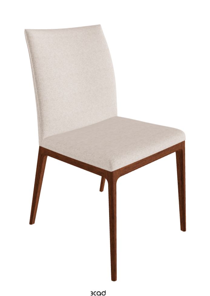 Arcadia Dining Chair_Walnut Canaletto Stained Beech_Fabric_B732