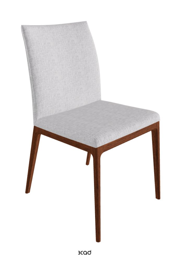 Arcadia Dining Chair_Walnut Canaletto Stained Beech_Fabric_B811