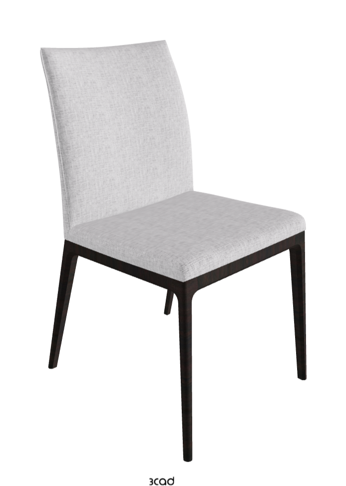 Arcadia Dining Chair_Dark Wenghe Stained Beech_Fabric_B811