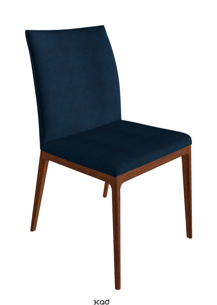 Arcadia Dining Chair_Walnut Canaletto Stained Beech_Fabric_B929