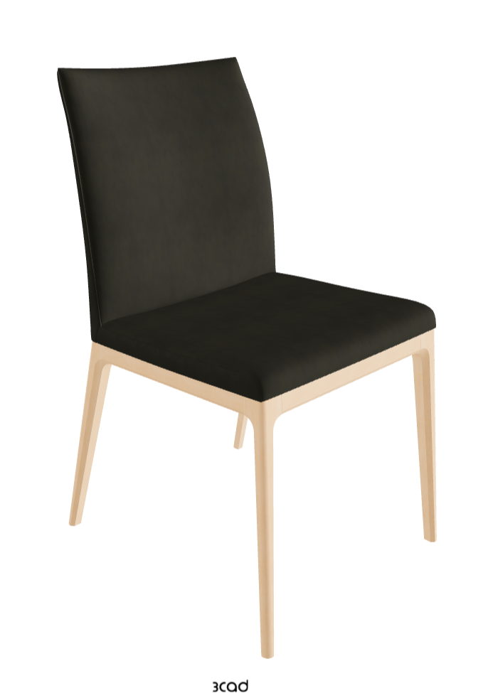 Arcadia Dining Chair_Natural Stained Beech_Micro Nubuk_Musk