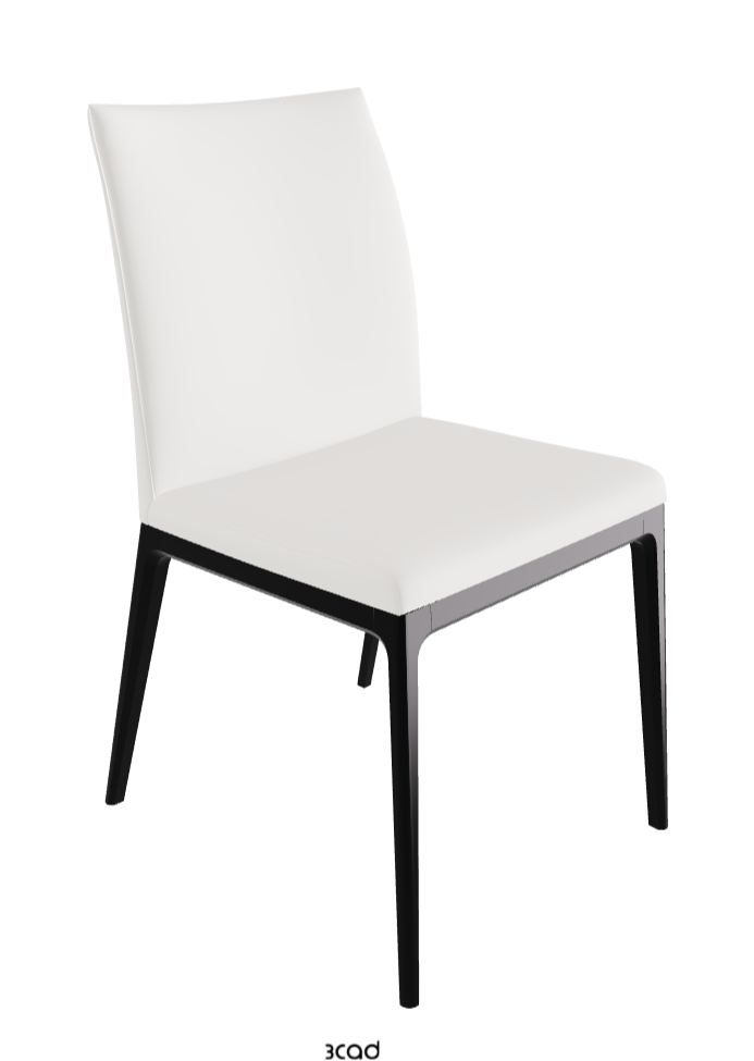 Arcadia Dining Chair_Matt Black_Soft Leather_Palladio