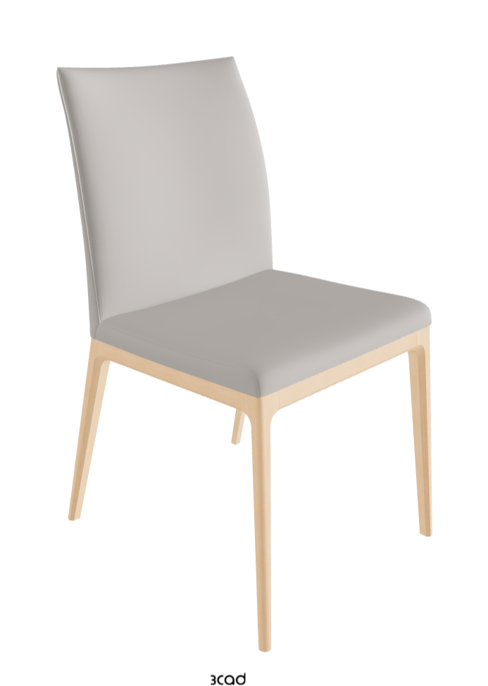 Arcadia Dining Chair_Natural Stained Beech_Soft Leather_Dakota