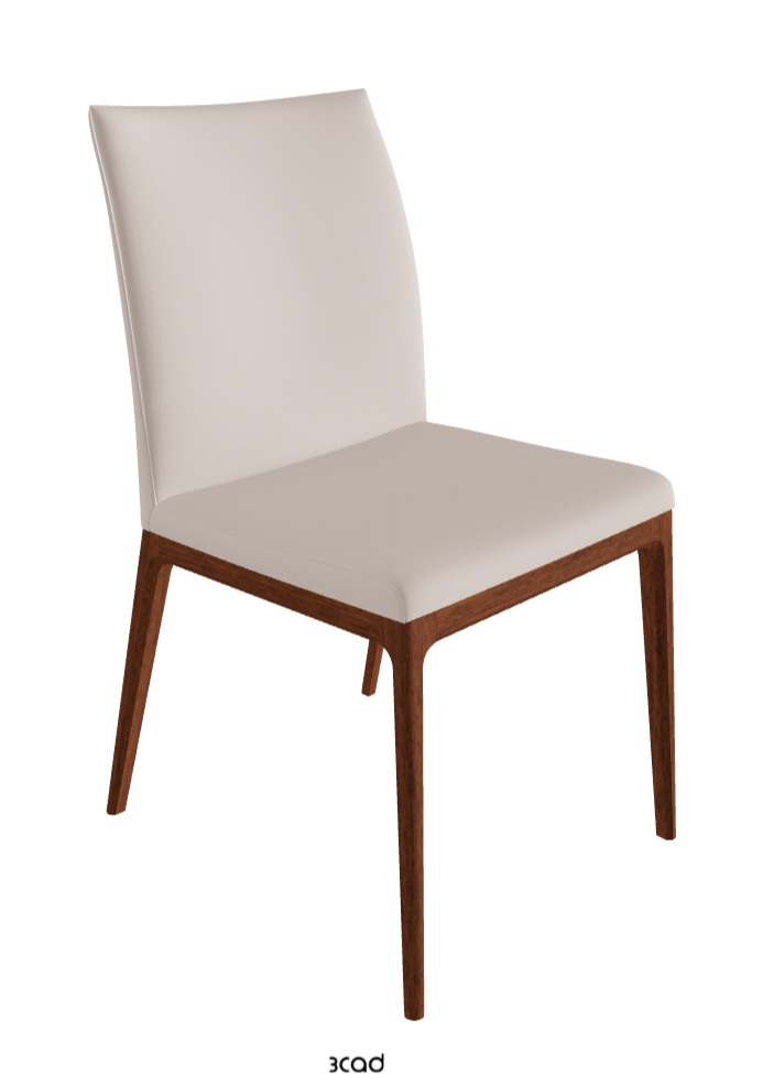 Arcadia Dining Chair_Walnut Canaletto Stained Beech_Soft Leather_Nymph