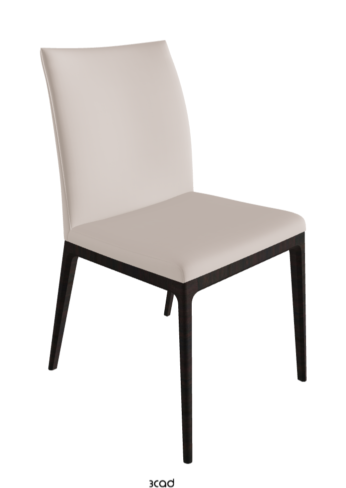 Arcadia Dining Chair_Dark Wenghe Stained Beech_Soft Leather_Nymph