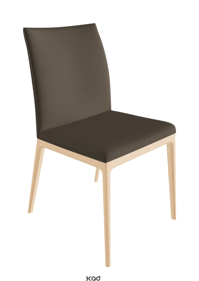 Arcadia Dining Chair_Natural Stained Beech_Soft Leather_Fango