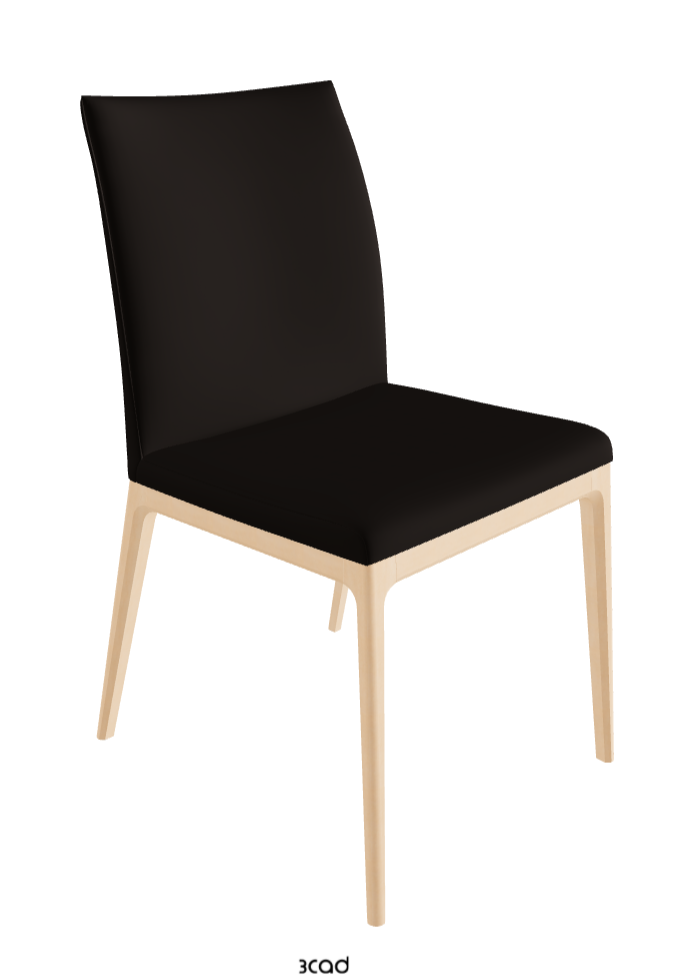 Arcadia Dining Chair_Natural Stained Beech_Soft Leather_Moka