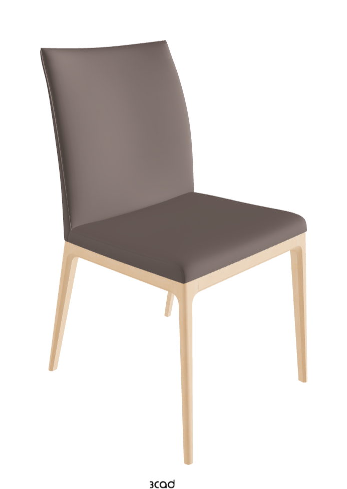 Arcadia Dining Chair_Natural Stained Beech_Soft Leather_Castoro
