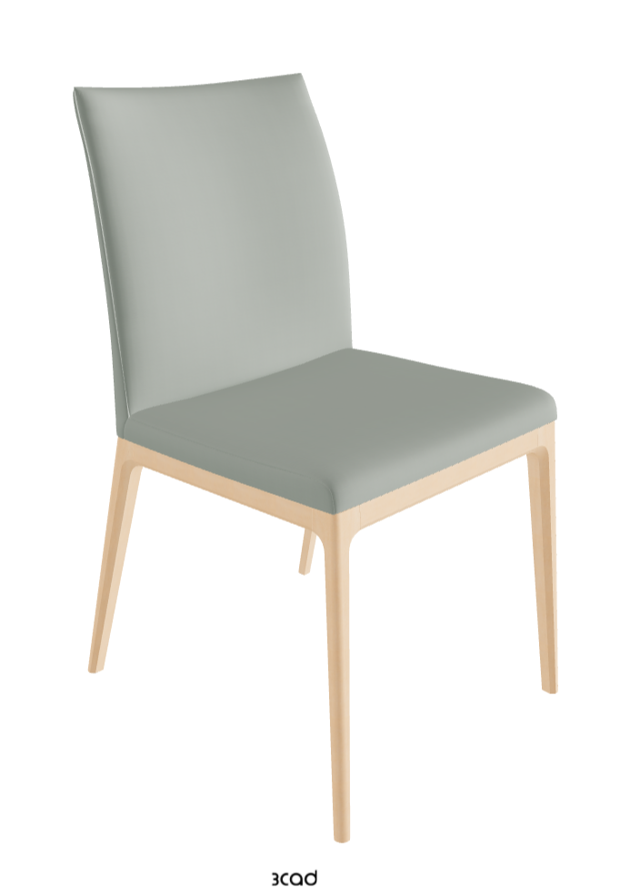 Arcadia Dining Chair_Natural Stained Beech_Soft Leather_Ice