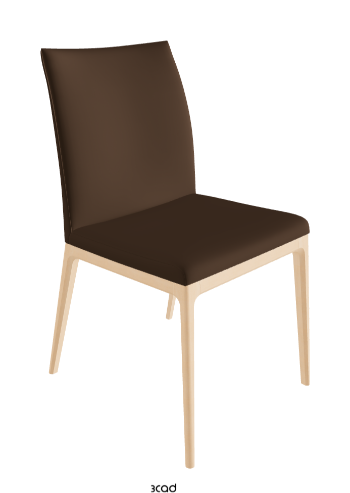 Arcadia Dining Chair_Natural Stained Beech_Soft Leather_Biscotto
