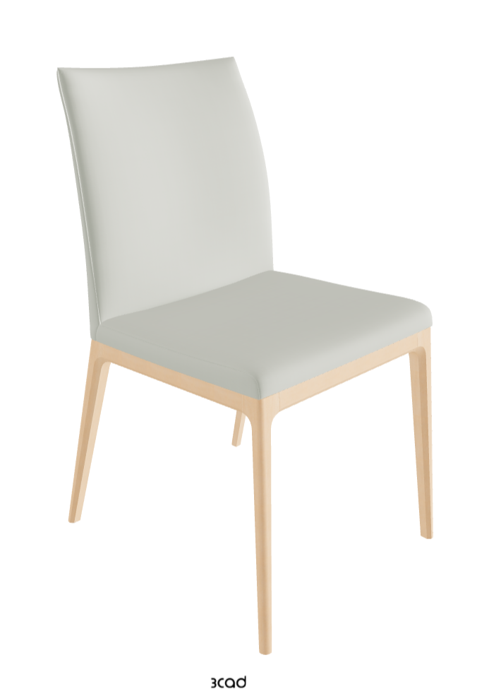 Arcadia Dining Chair_Natural Stained Beech_Soft Leather_Artico