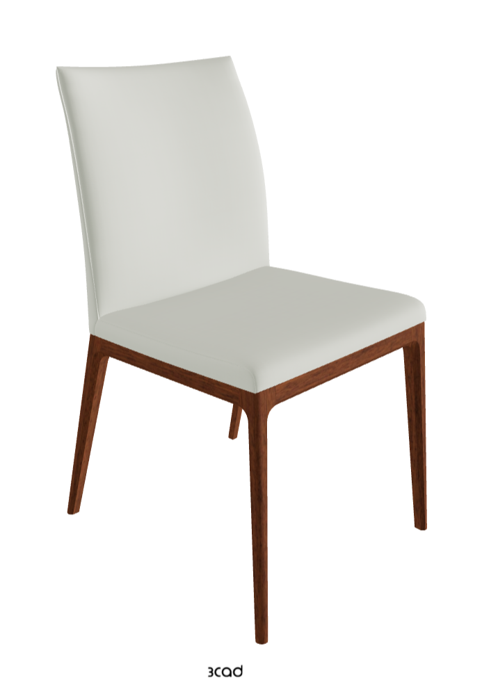 Arcadia Dining Chair_Walnut Canaletto Stained Beech_Soft Leather_Artico