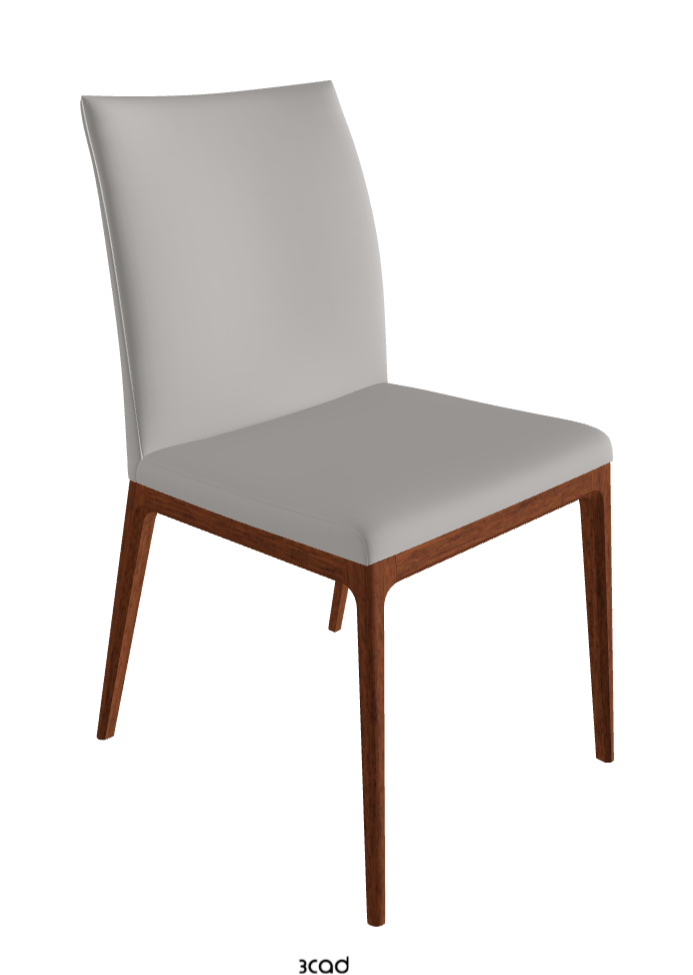 Arcadia Dining Chair_Walnut Canaletto Stained Beech_Soft Leather_Nardo