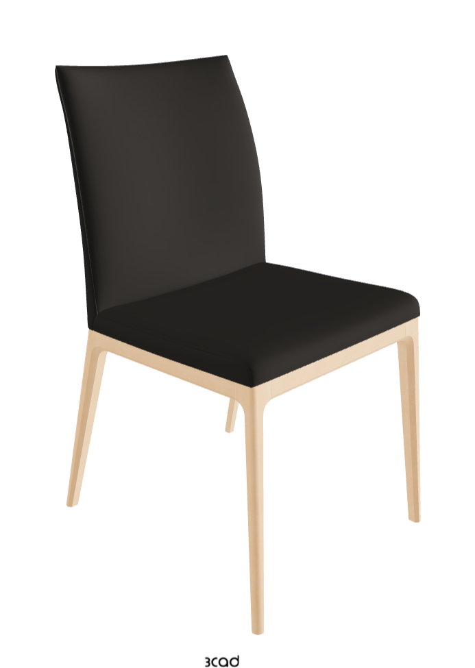 Arcadia Dining Chair_Natural Stained Beech_Synthetic Leather_Ardesia