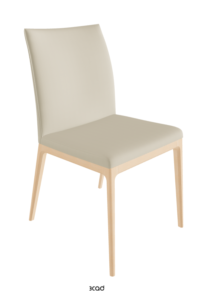 Arcadia Dining Chair_Natural Stained Beech_Synthetic Leather_Oyster