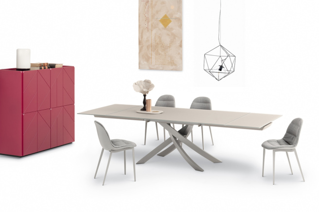 Bontempi Casa Artistico 20.03 Rectangular Extendable Dining Table