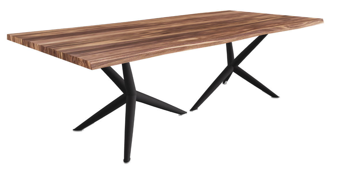Cattelan Italia Atlantis Wood Live Edged Dining Table