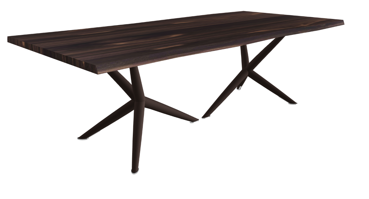 Cattelan Italia Atlantis Wood Live Edged Dining Table