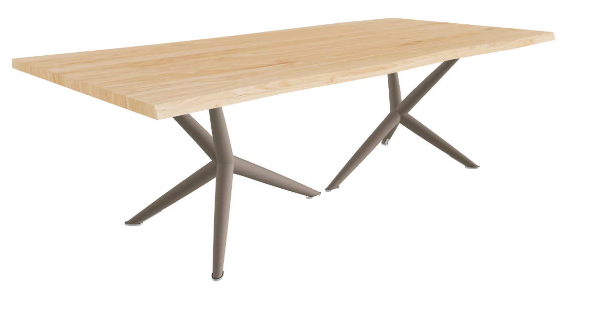 Cattelan Italia Atlantis Wood Live Edged Dining Table