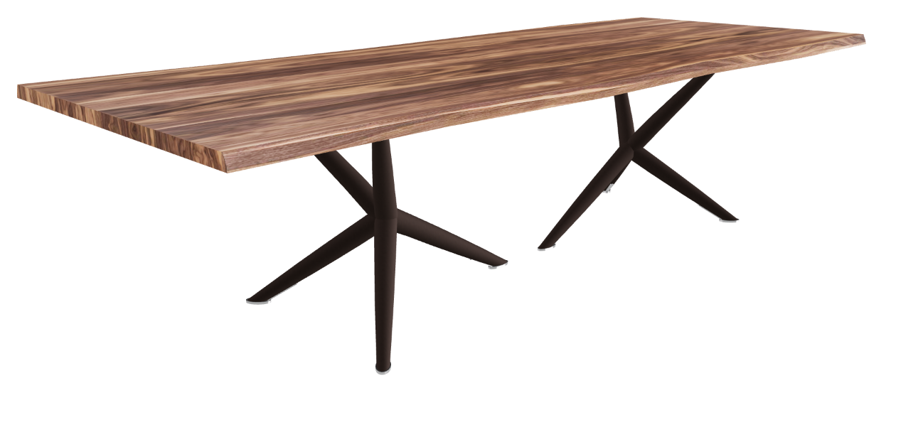 Cattelan Italia Atlantis Wood Live Edged Dining Table