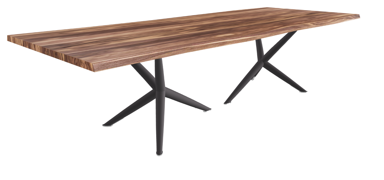 Cattelan Italia Atlantis Wood Live Edged Dining Table
