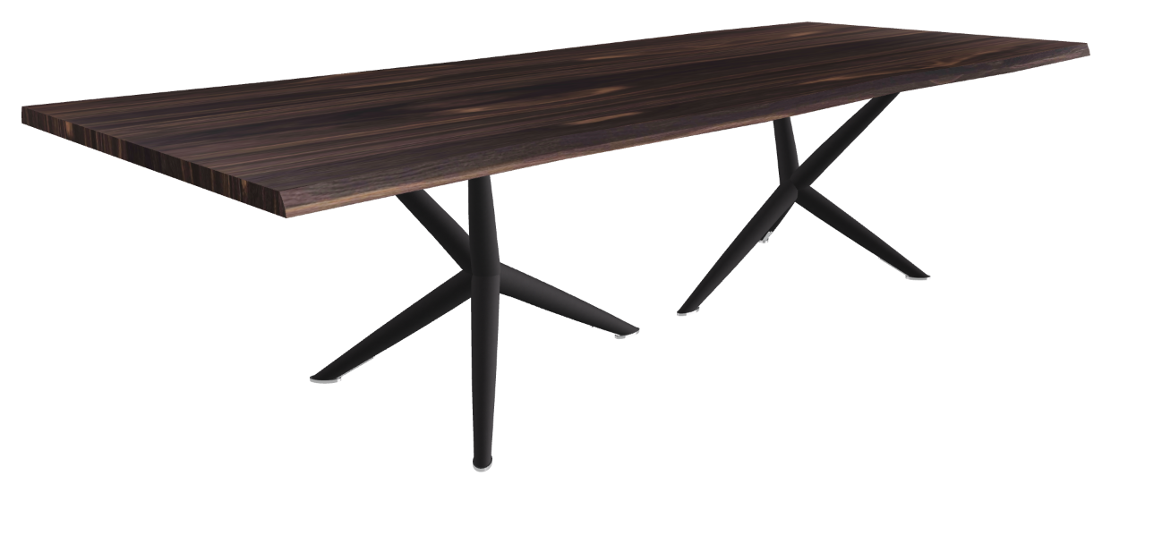 Cattelan Italia Atlantis Wood Live Edged Dining Table