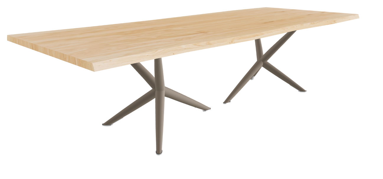 Cattelan Italia Atlantis Wood Live Edged Dining Table