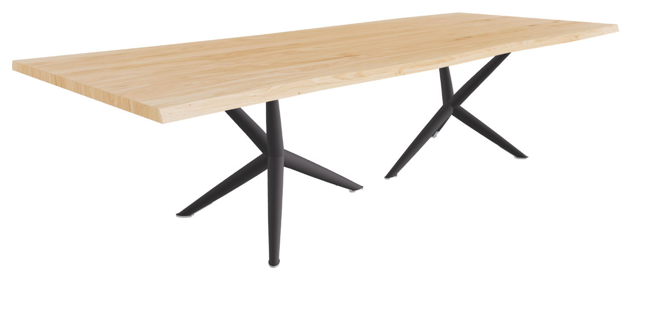 Cattelan Italia Atlantis Wood Live Edged Dining Table