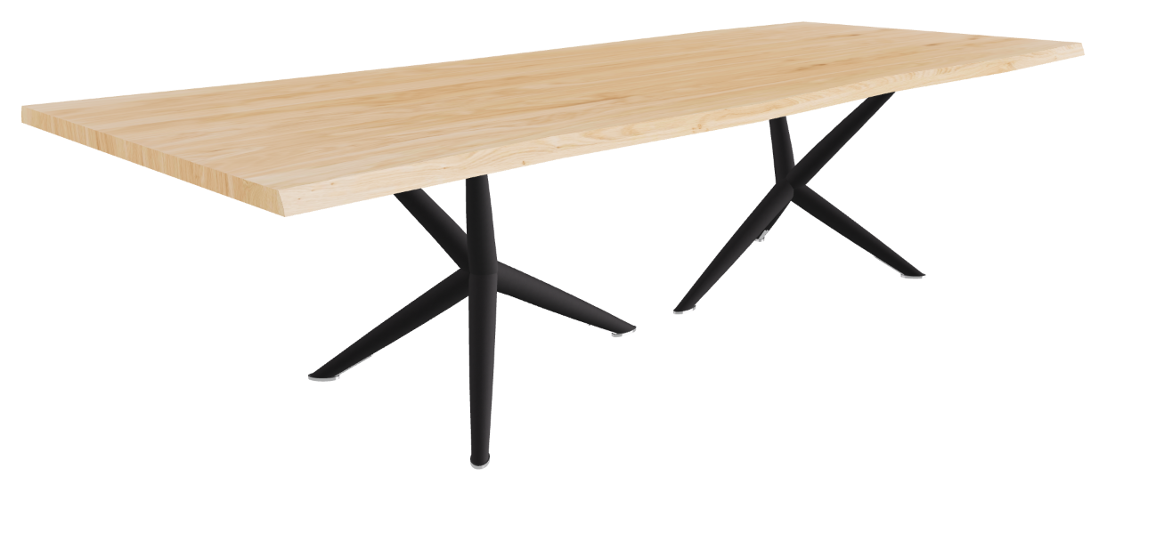 Cattelan Italia Atlantis Wood Live Edged Dining Table
