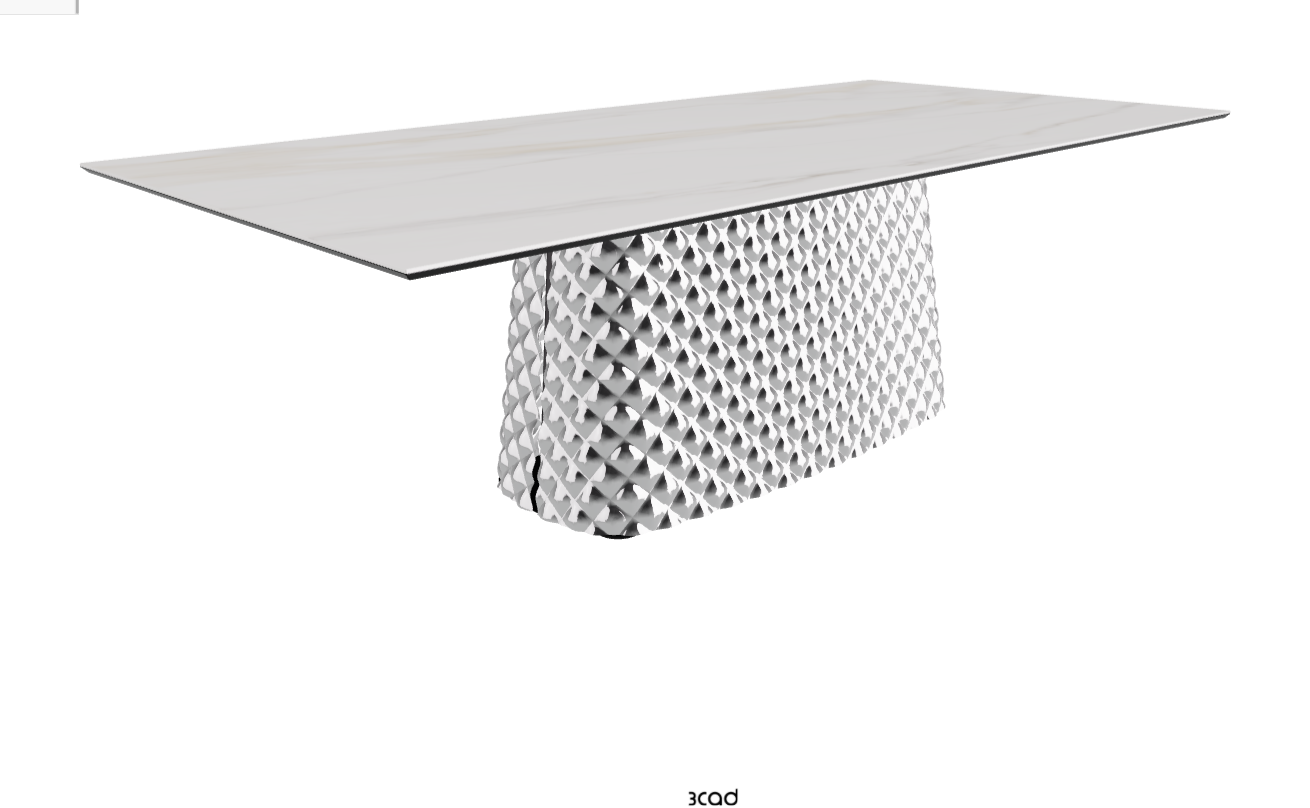 Cattelan Italia Atrium Keramik Rectangular & Barrel Shaped Dining Table