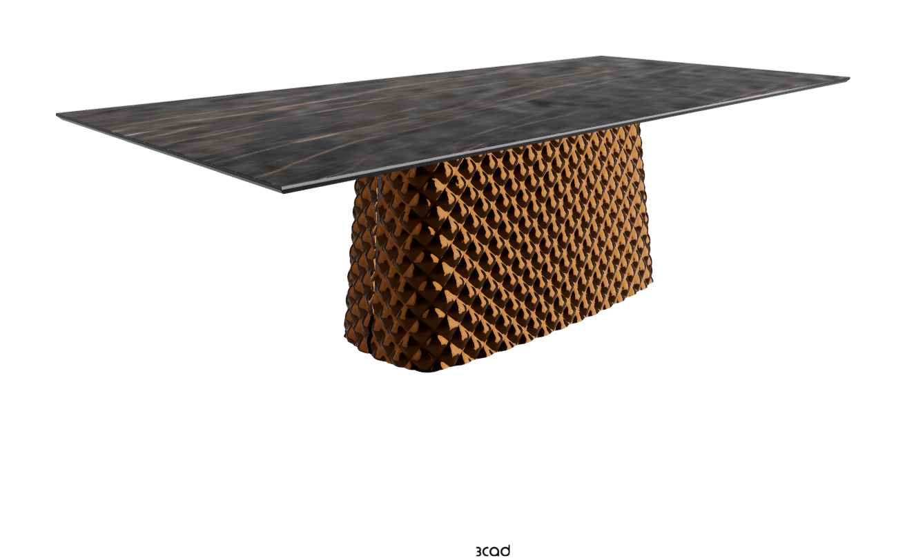 Cattelan Italia Atrium Keramik Rectangular & Barrel Shaped Dining Table