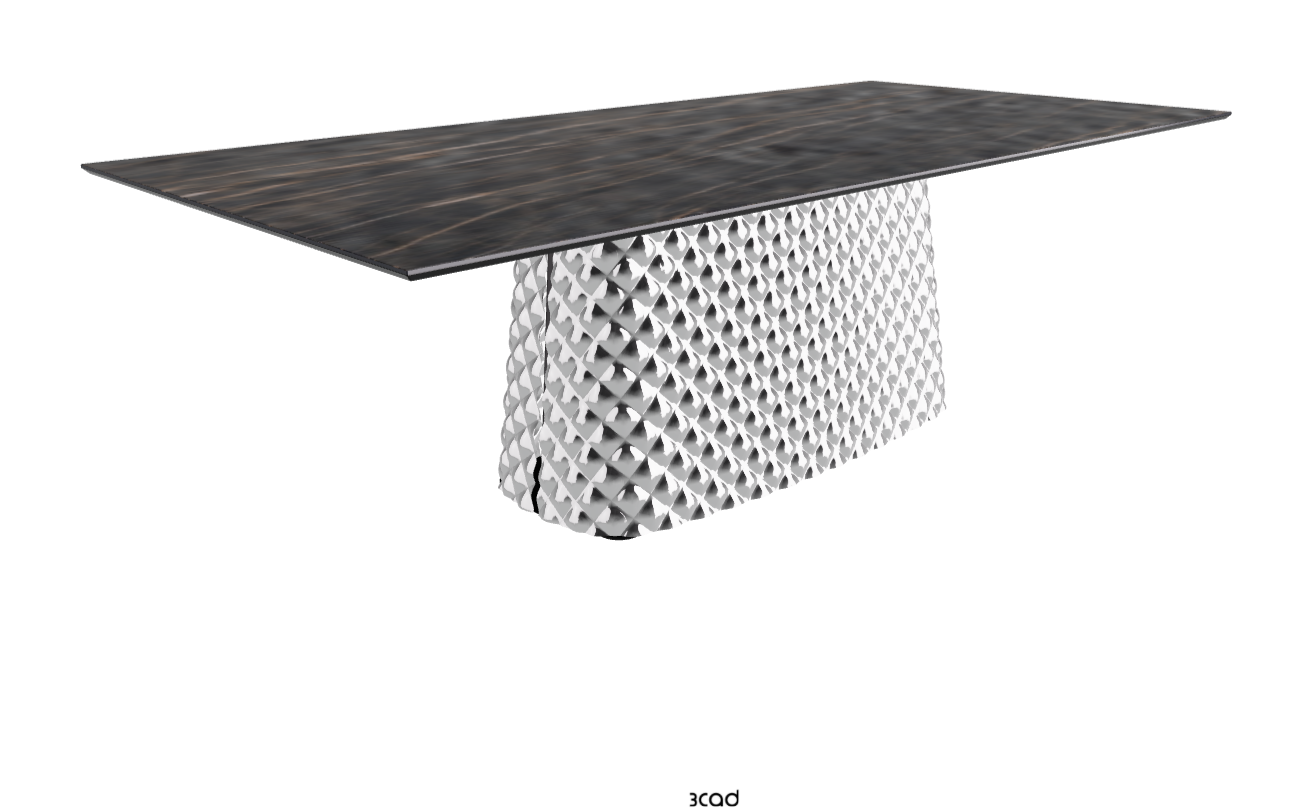 Cattelan Italia Atrium Keramik Rectangular & Barrel Shaped Dining Table