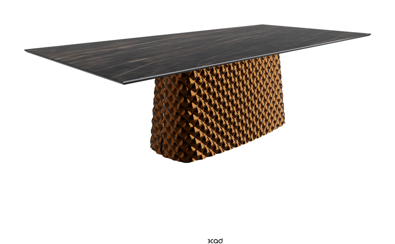 Cattelan Italia Atrium Keramik Rectangular & Barrel Shaped Dining Table