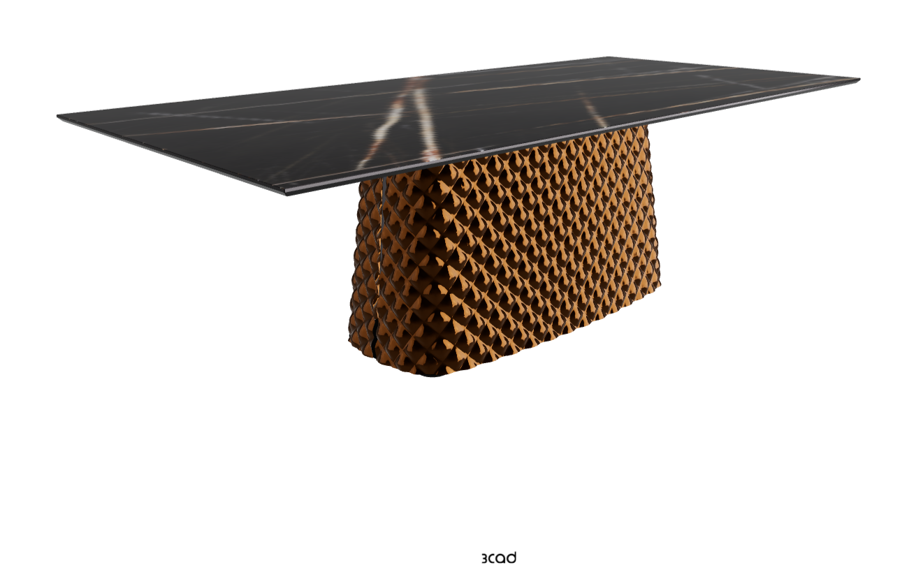 Cattelan Italia Atrium Keramik Rectangular & Barrel Shaped Dining Table