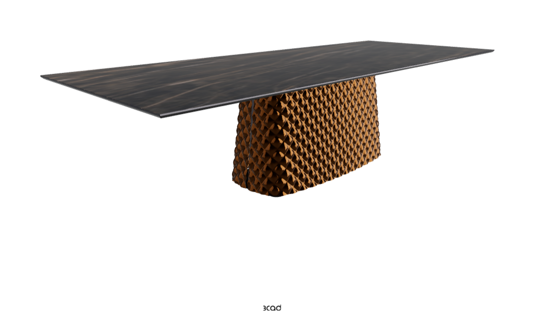 Cattelan Italia Atrium Keramik Rectangular & Barrel Shaped Dining Table