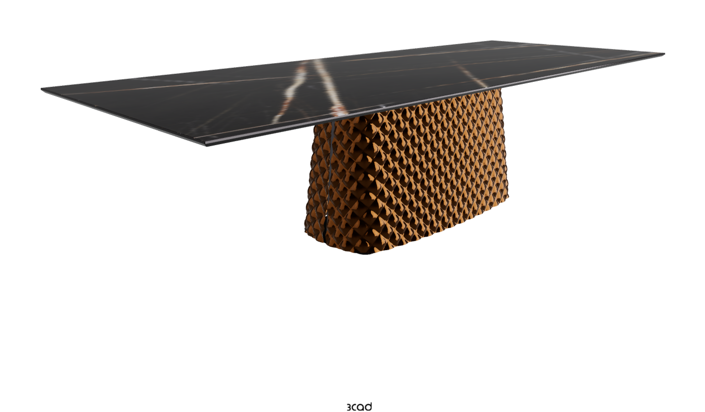 Cattelan Italia Atrium Keramik Rectangular & Barrel Shaped Dining Table