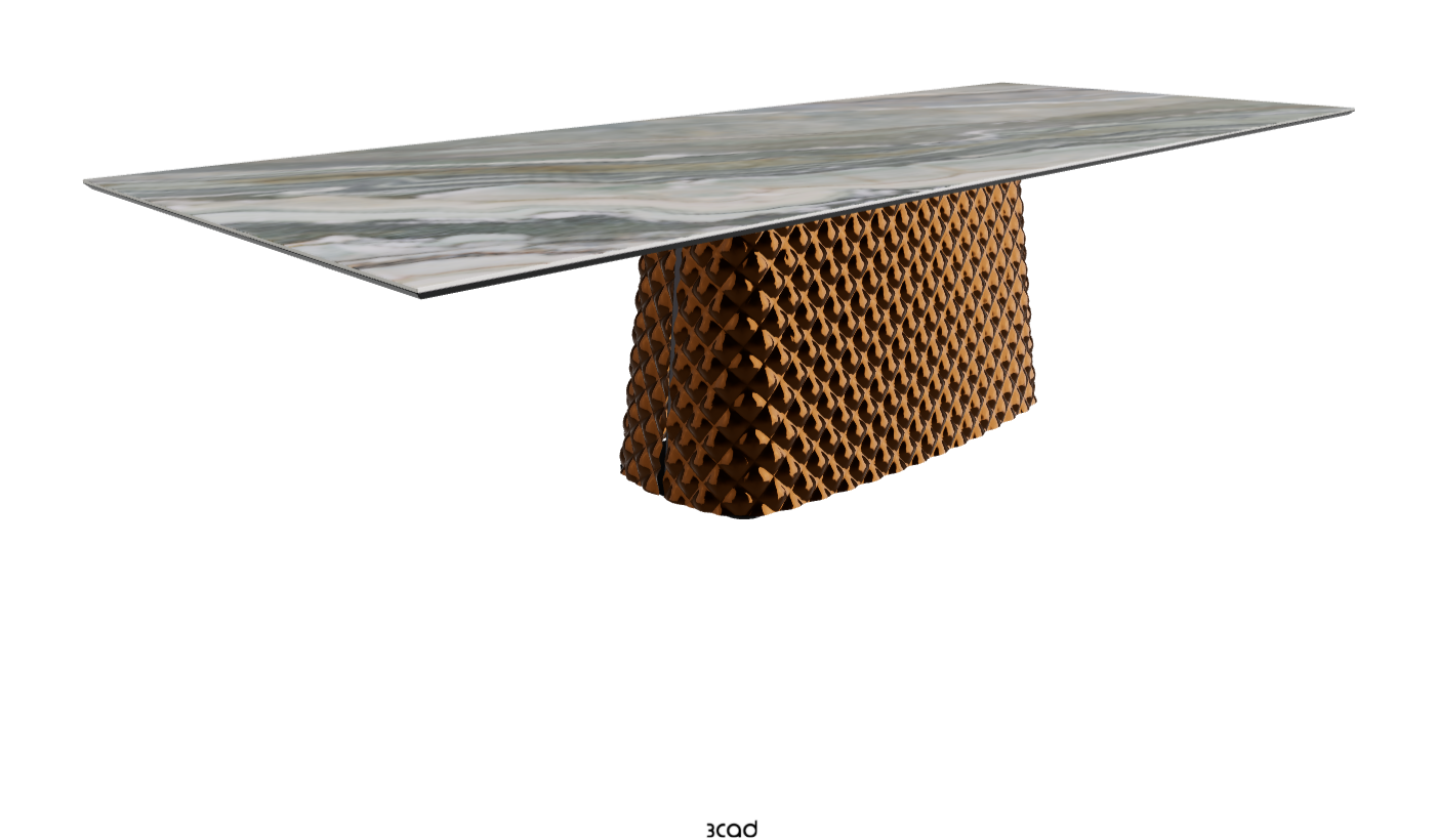 Cattelan Italia Atrium Keramik Rectangular & Barrel Shaped Dining Table