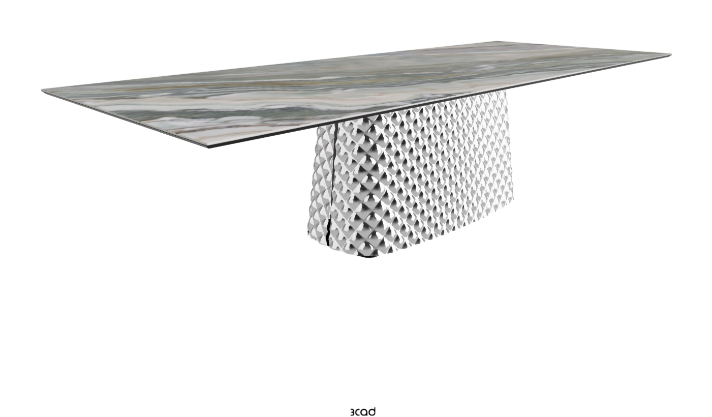 Cattelan Italia Atrium Keramik Rectangular & Barrel Shaped Dining Table