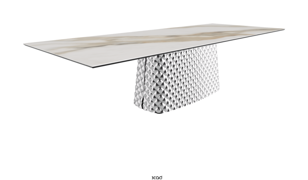 Cattelan Italia Atrium Keramik Rectangular & Barrel Shaped Dining Table