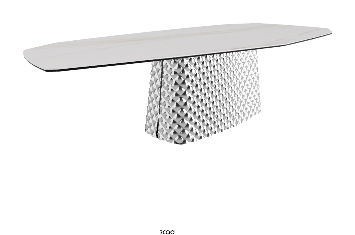 Cattelan Italia Atrium Keramik Polygon & Biscuit Shaped Dining Table