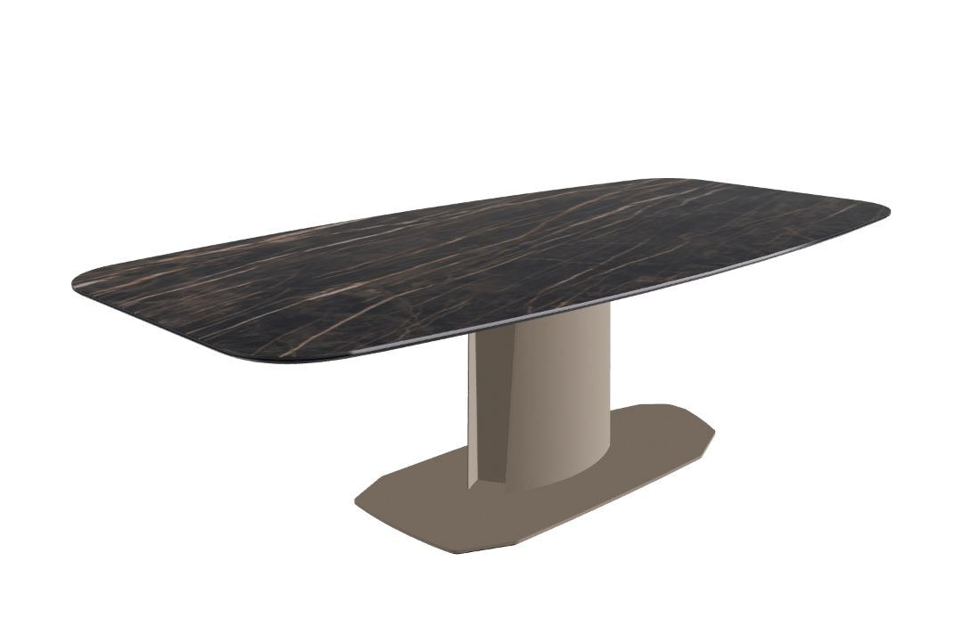 240x120x73 to 105h Barrel Shaped_Glossy Portoro_Titanium Embossed_Closed