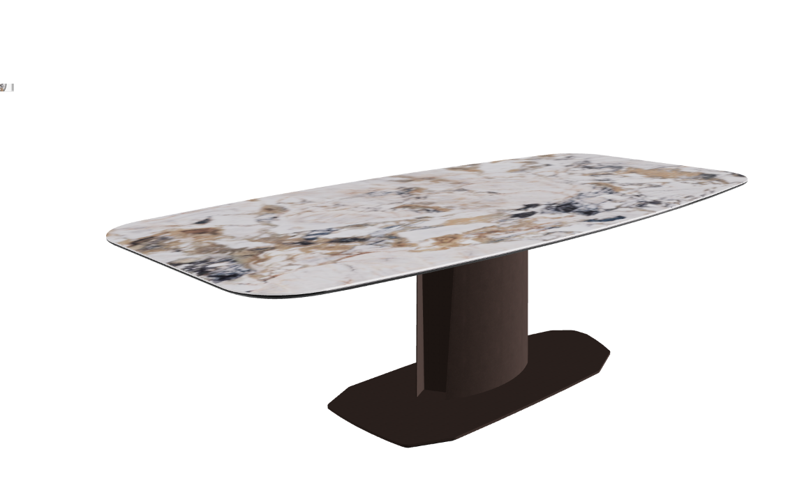 240x120x73 to 105h Barrel Shaped_Makalu_Bronze Embossed_Closed