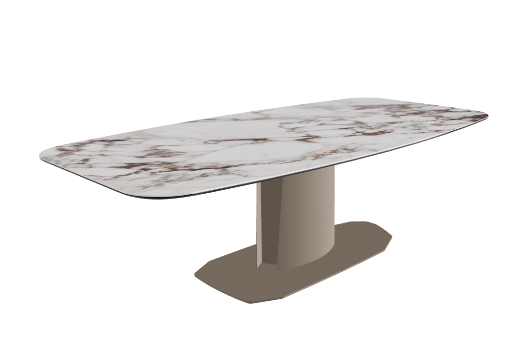 240x120x73 to 105h Barrel Shaped_Breccia_Titanium Embossed_Closed