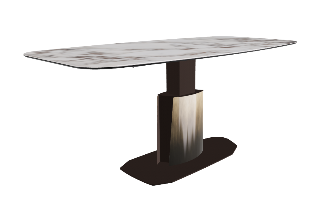 240x120x73 to 105h Barrel Shaped_Breccia_Oxy Brass_Extended