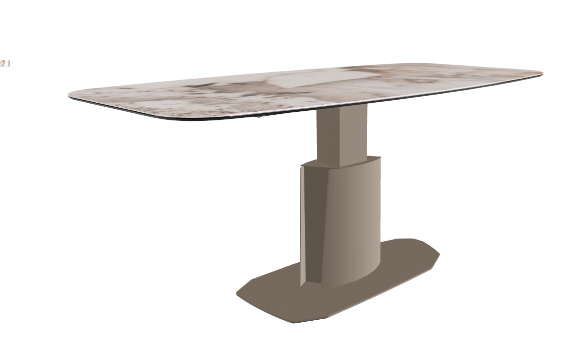 240x120x73 to 105h Barrel Shaped_Kaindy_Titanium Embossed_Extended