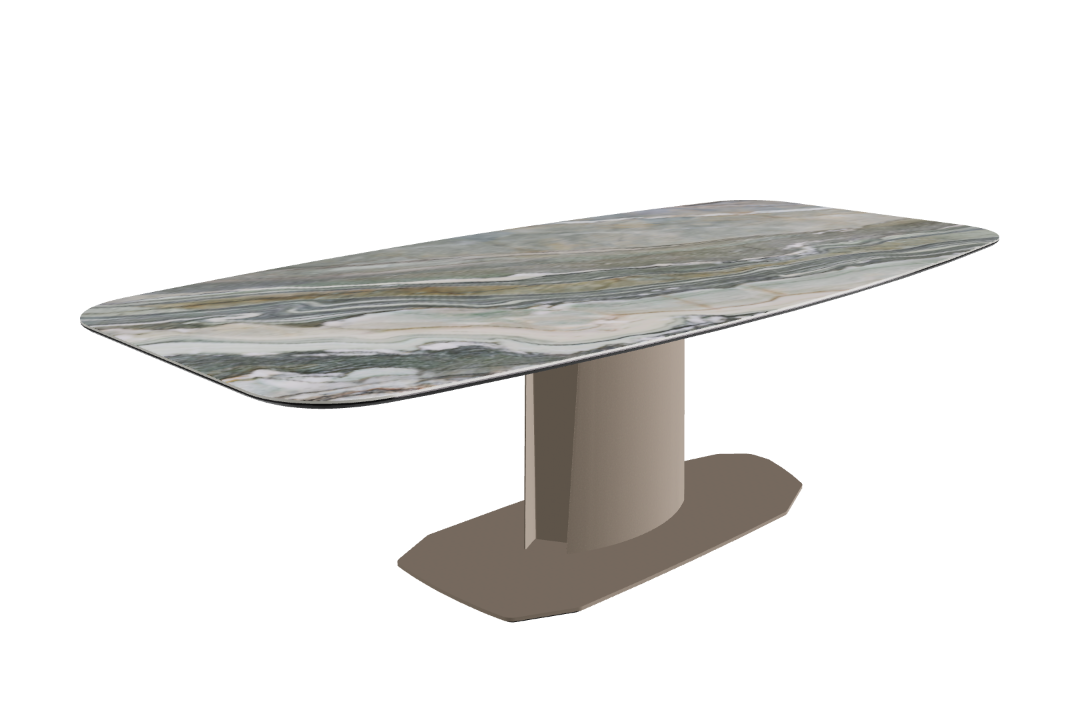 240x120x73 to 105h Barrel Shaped_Corcovado_Titanium Embossed_Closed