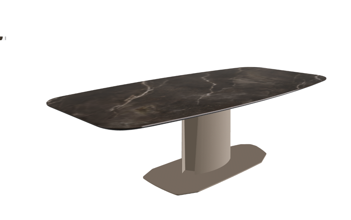240x120x73 to 105h Barrel Shaped_Andromeda_Titanium Embossed_Closed