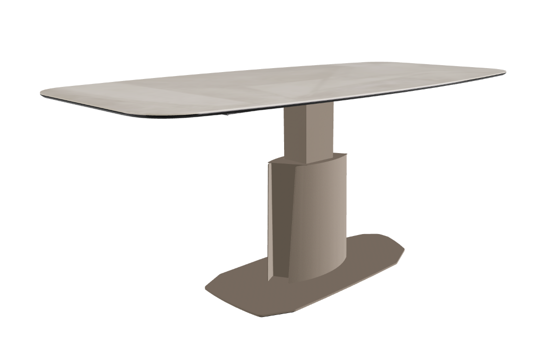 240x120x73 to 105h Barrel Shaped_Luxor_Titanium Embossed_Extended