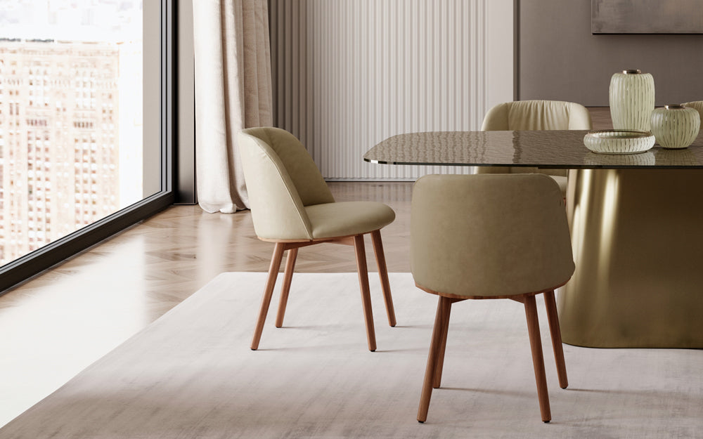 Bontempi Casa Agatha Dining Chair with Solid wooden Frame