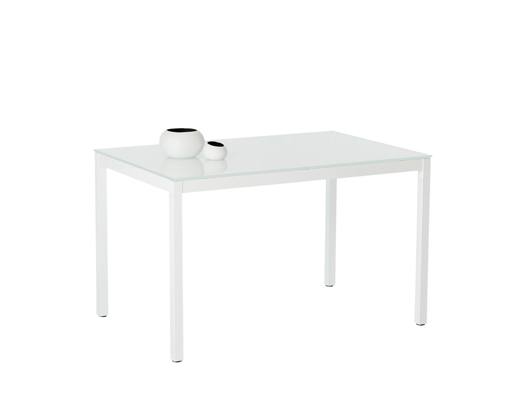 Diesis Fixed table with lacquered Metal frame